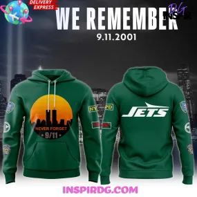 -New York Jets Never Forget 2024 Hoodie