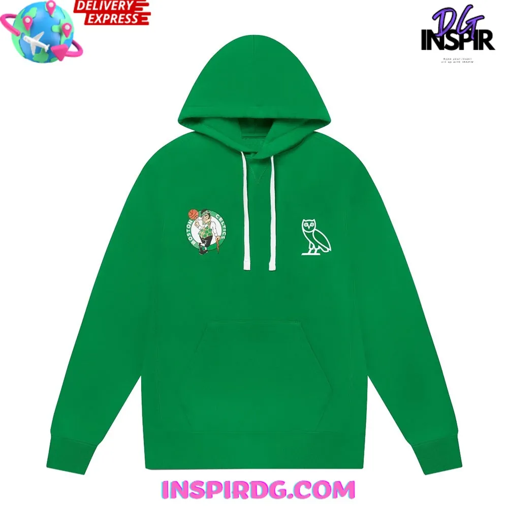 -OVO x NBA Celtics Hoodie in Green