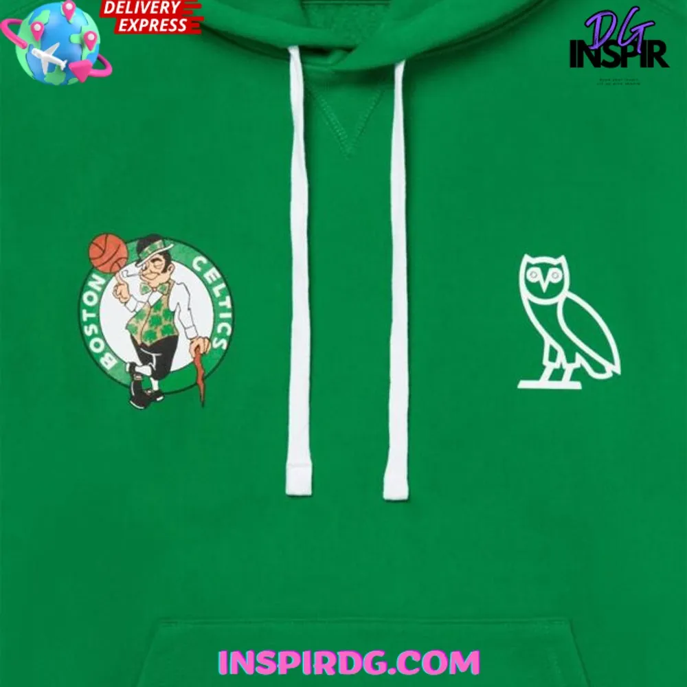 -OVO x NBA Celtics Hoodie in Green