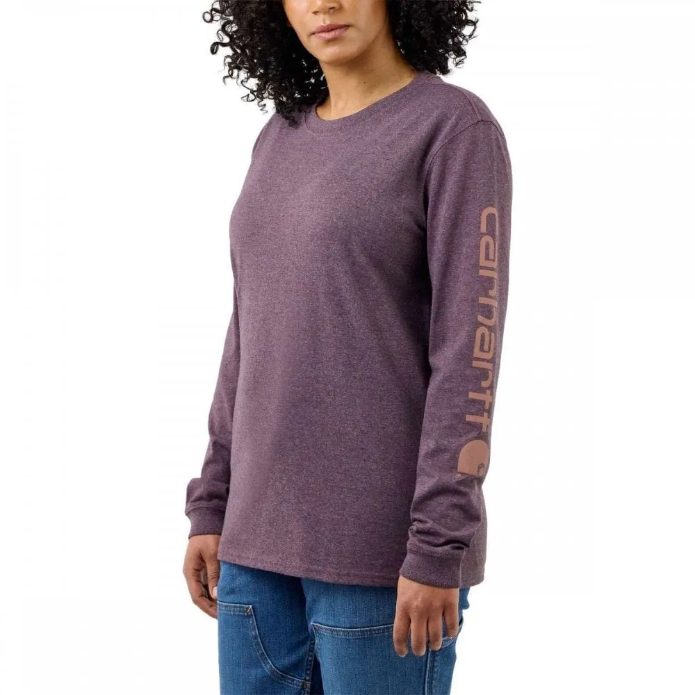 103401 Workwear Logo Long Sleeve Womens T-Shirt