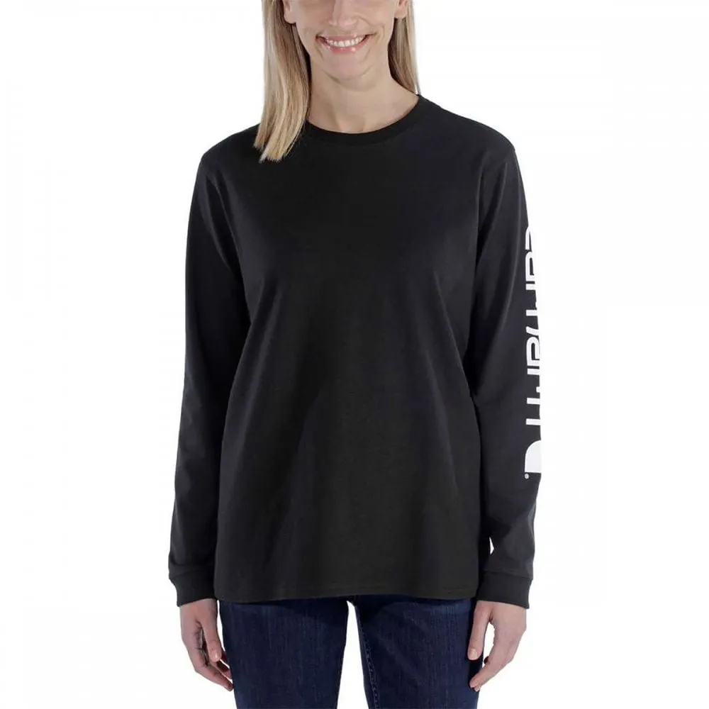 103401 Workwear Logo Long Sleeve Womens T-Shirt