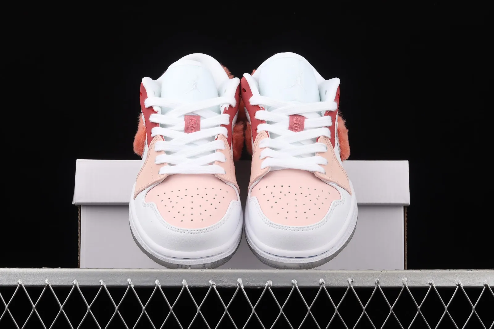 2021 Nike Jordan 1 Low Pink Rose White DC0774-155