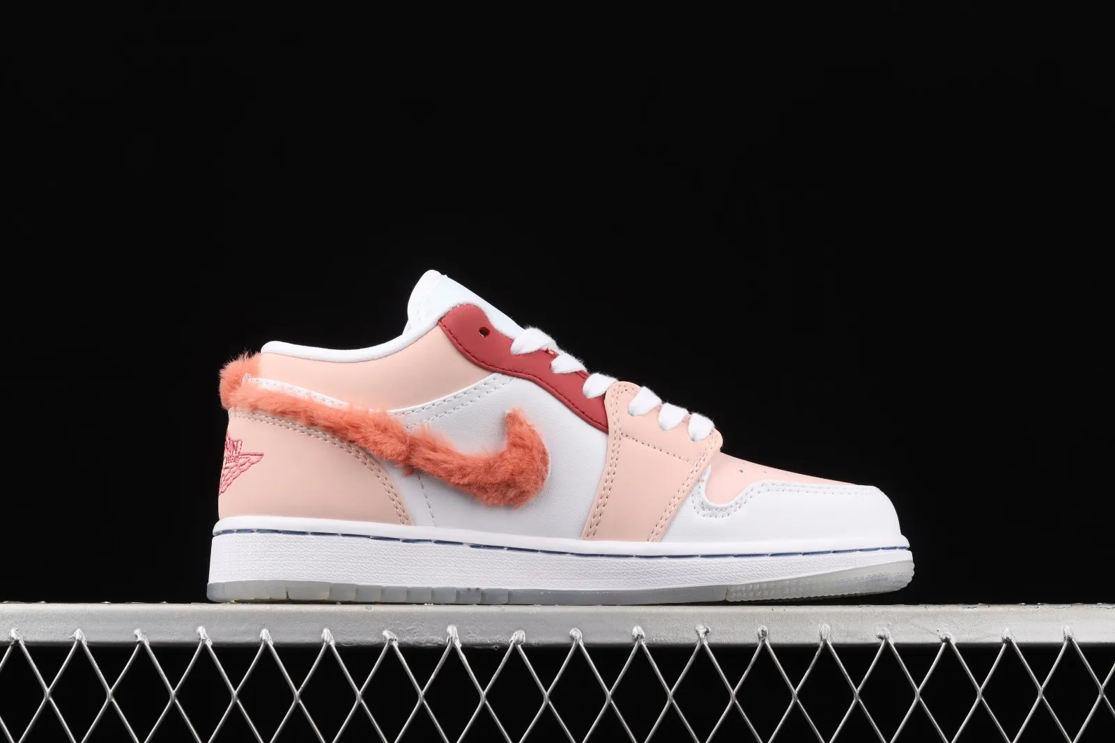 2021 Nike Jordan 1 Low Pink Rose White DC0774-155