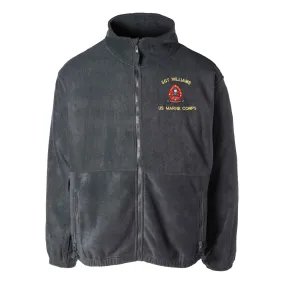 2nd Reconnaissance Battalion Embroidered Fleece Full Zip