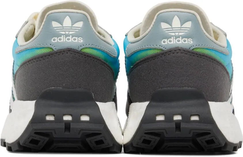 Adidas Originals Gray & Blue Retropy E5 Sneakers