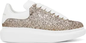 Alexander McQueen Gold Oversized Sneakers