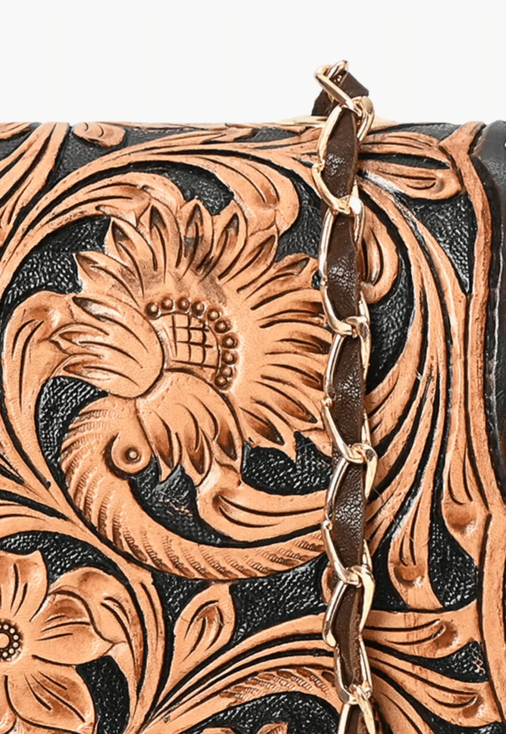 American Darling Tooled Leather Bag