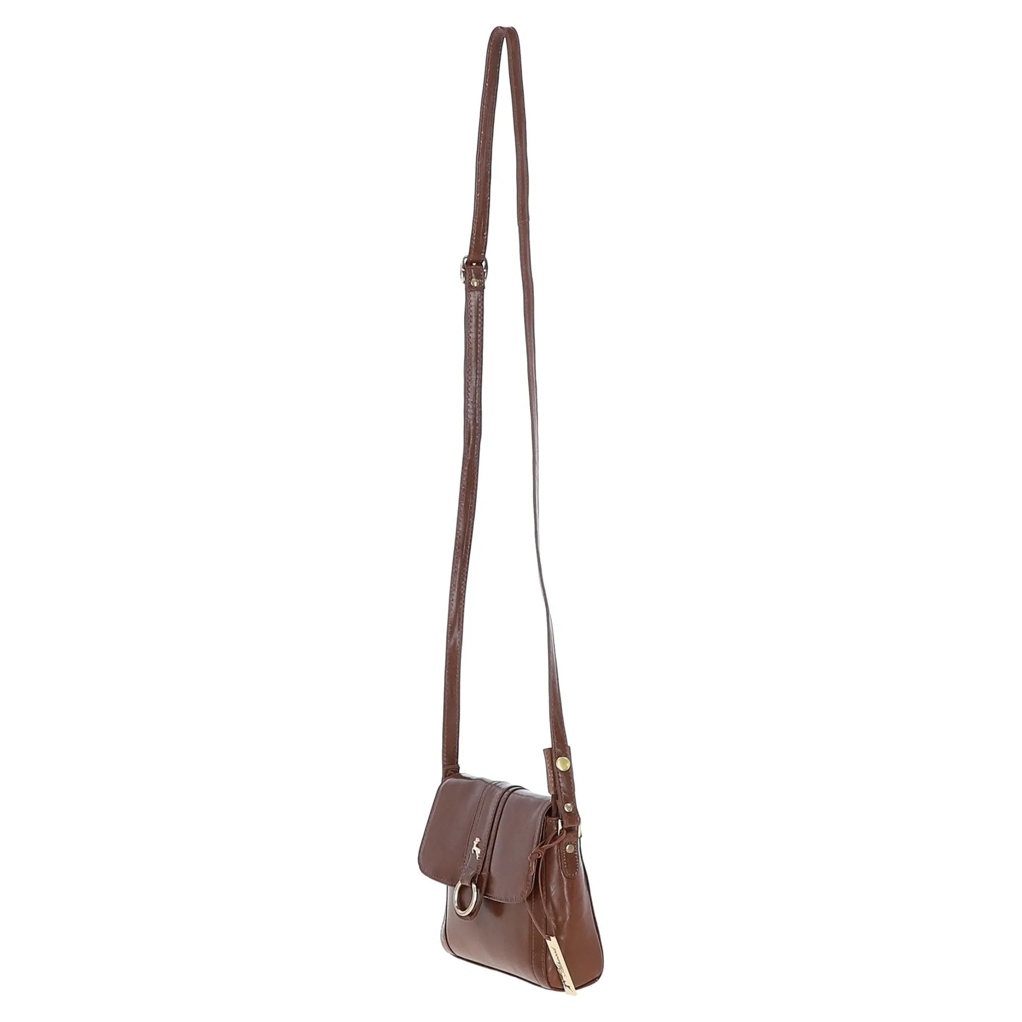 Ashwood Vegetable Tanned Leather Cross Body Bag Bridge/vt: 20-186