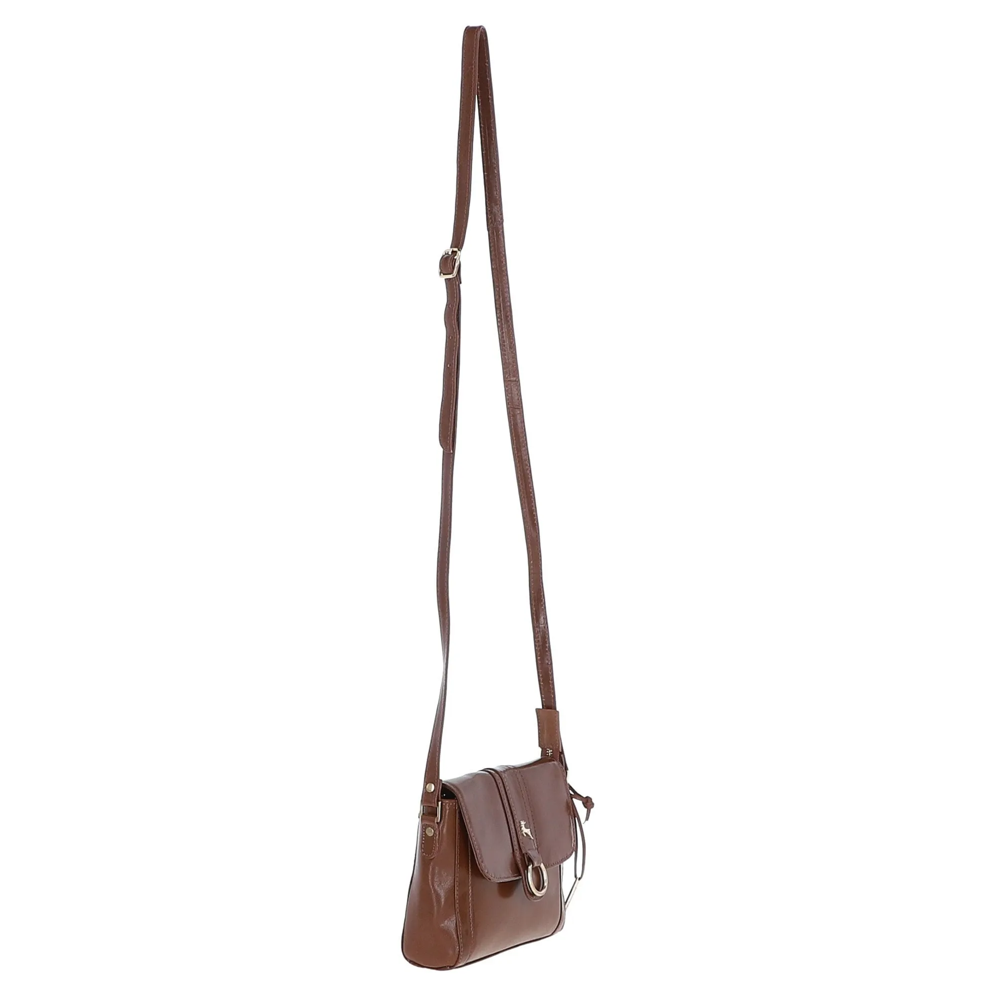 Ashwood Vegetable Tanned Leather Cross Body Bag Bridge/vt: 20-186