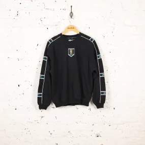 Aston Villa 90s Reebok Football Sweatshirt - Black - M