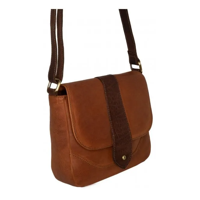 Badbury & Oak  Womens Elm Waxed Leather Cross Body Bag