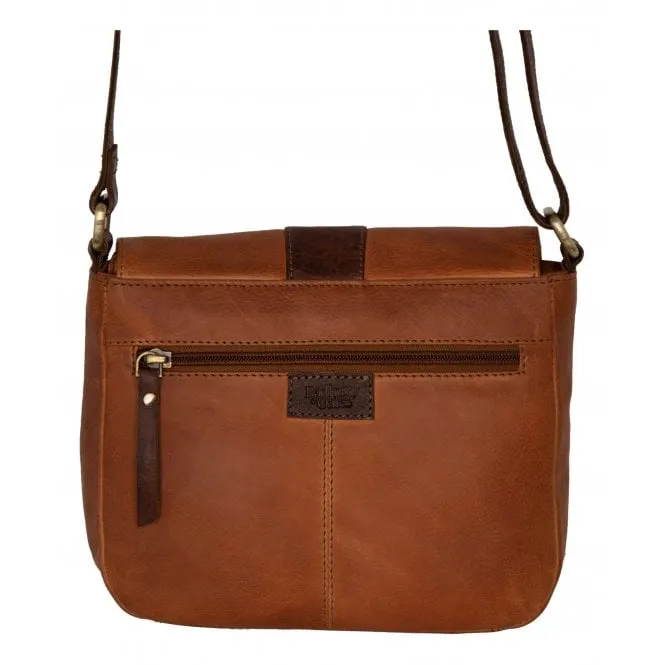 Badbury & Oak  Womens Elm Waxed Leather Cross Body Bag