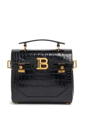 Balmain   B-buzz 23 embossed leather bag 