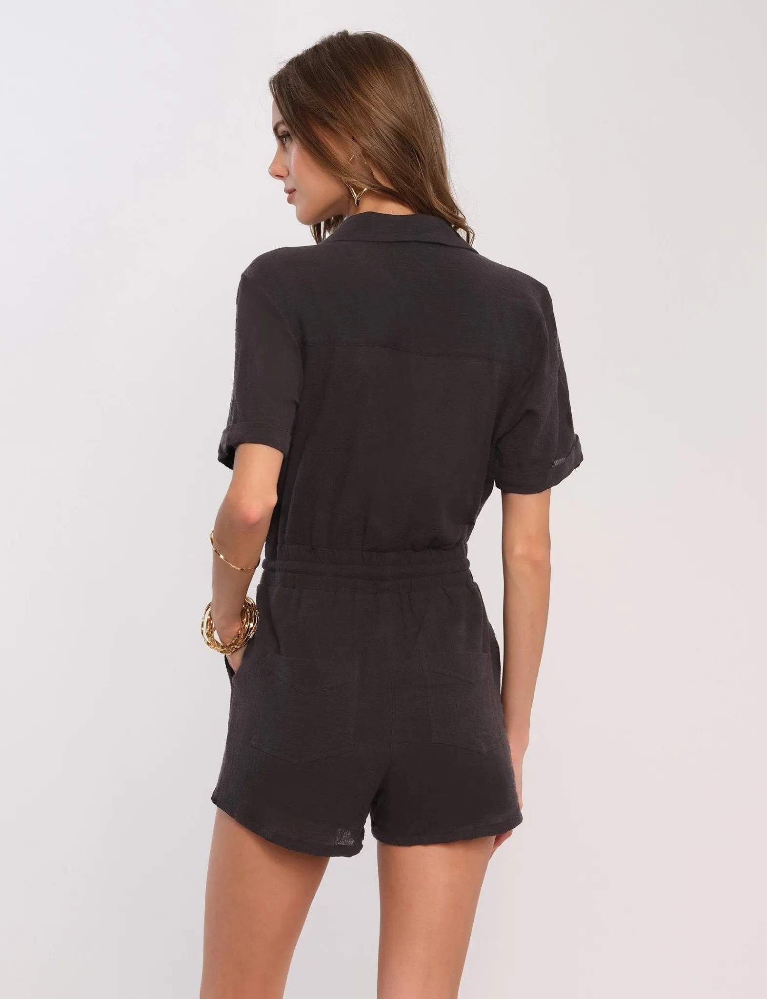 Black Kinley Romper