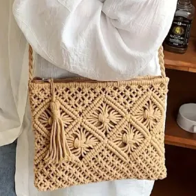 Bohemian Crochet Shoulder Bag