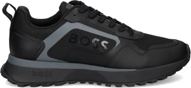 BOSS Jonah panelled sneakers Black