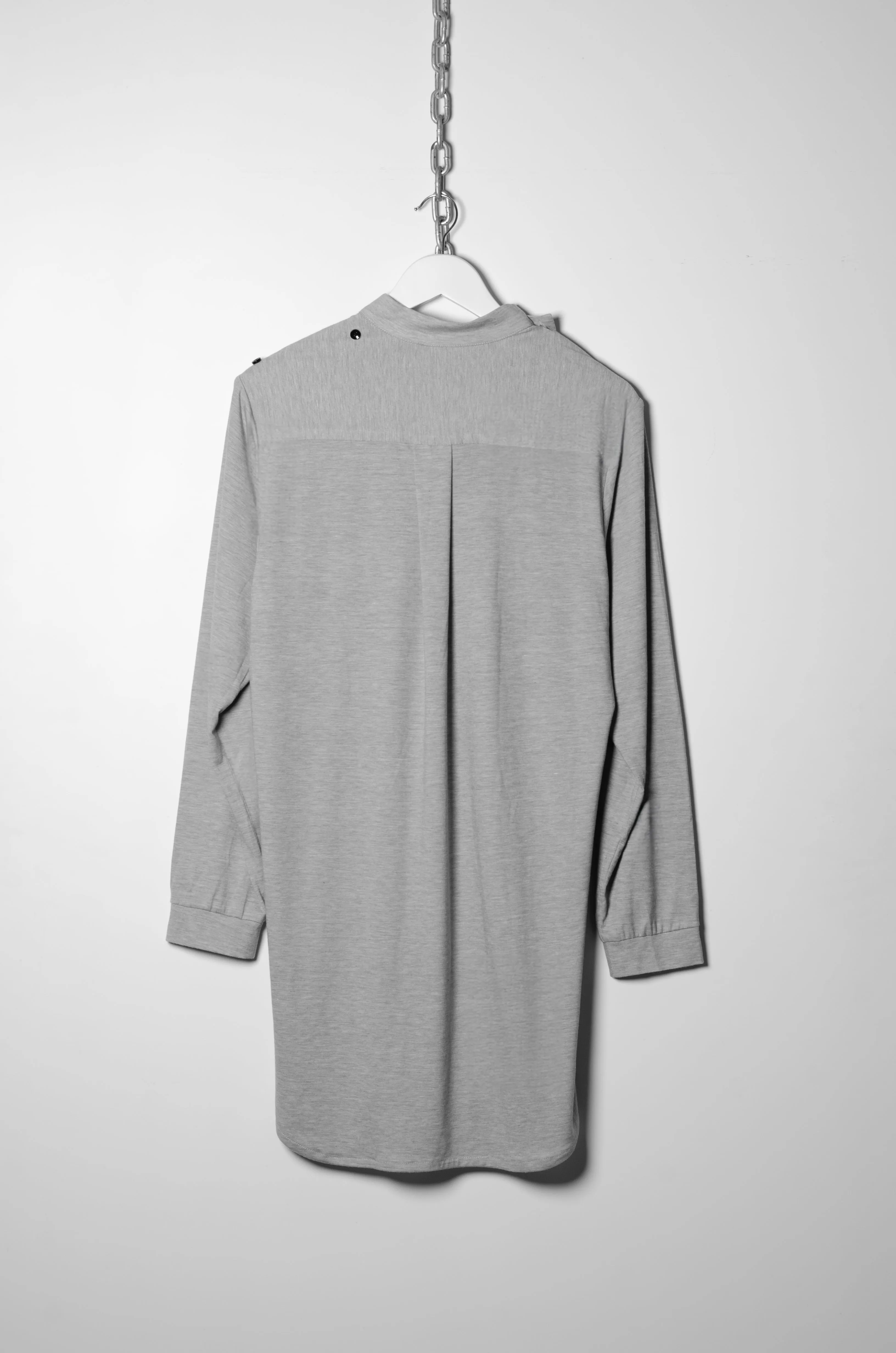 Button-detailed Tunic Top