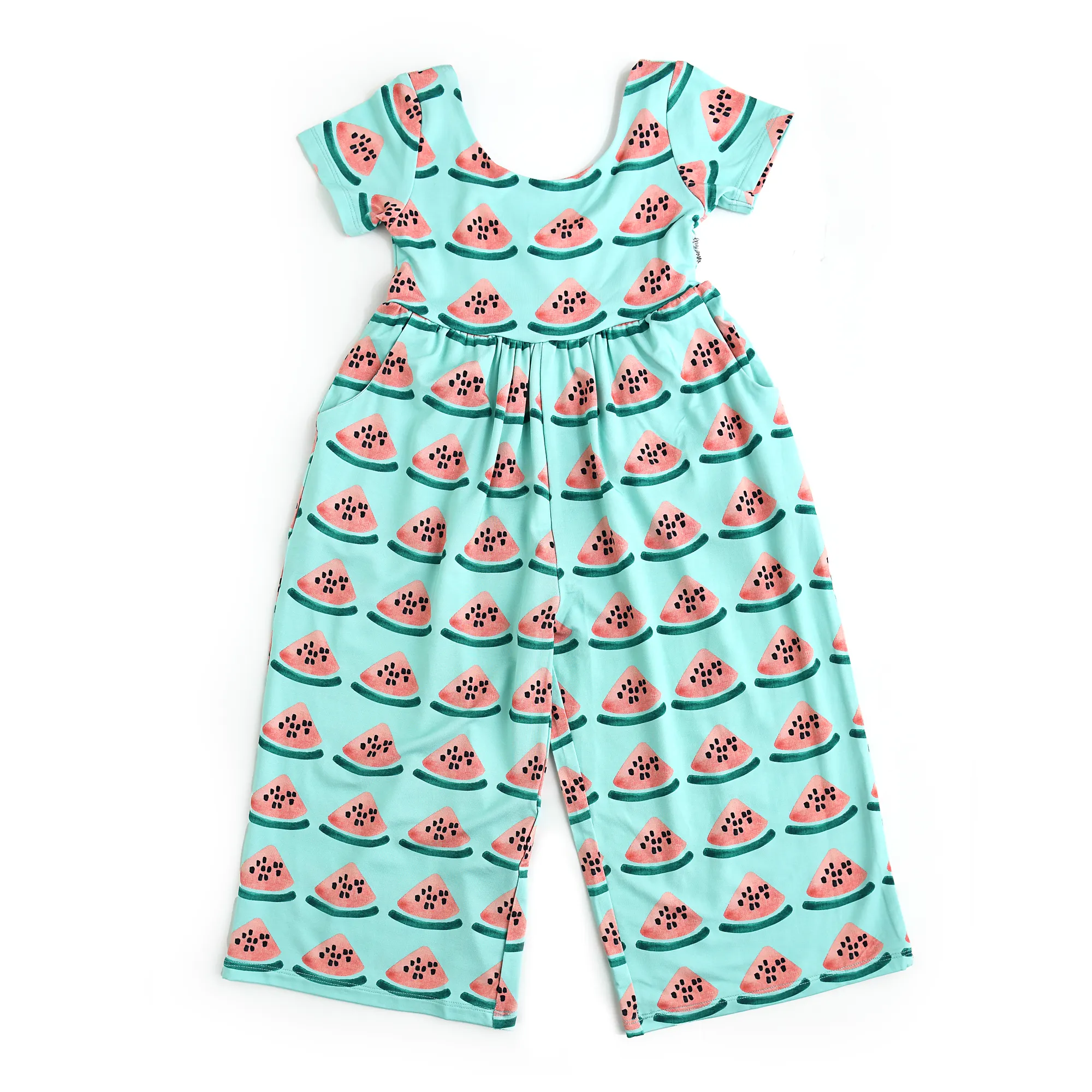 Cameron Watermelon ROMPER