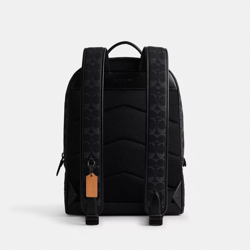 CHARTER BACKPACK IN SIGNATURE DENIM