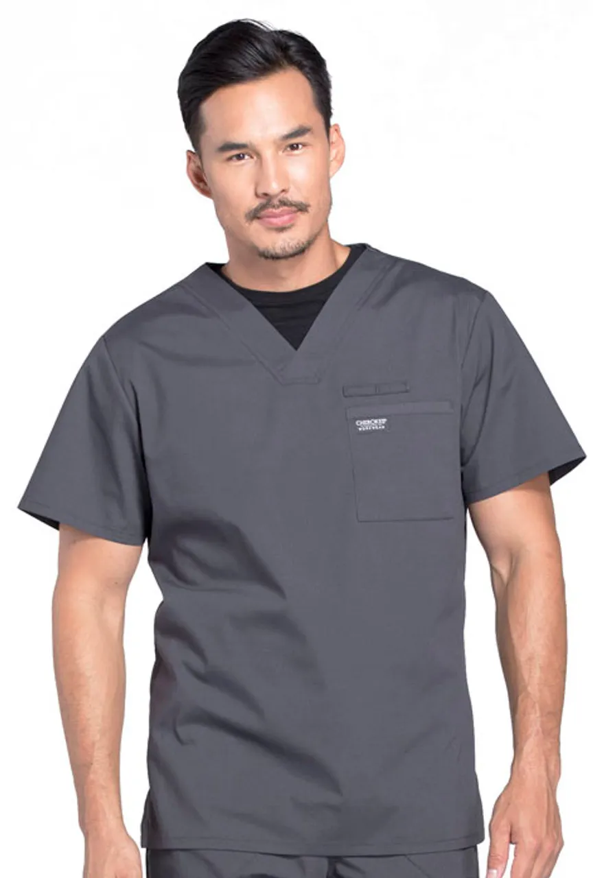 Cherokee Workwear Cherokee Workwear Professionals Men's V-Neck Top #WW675