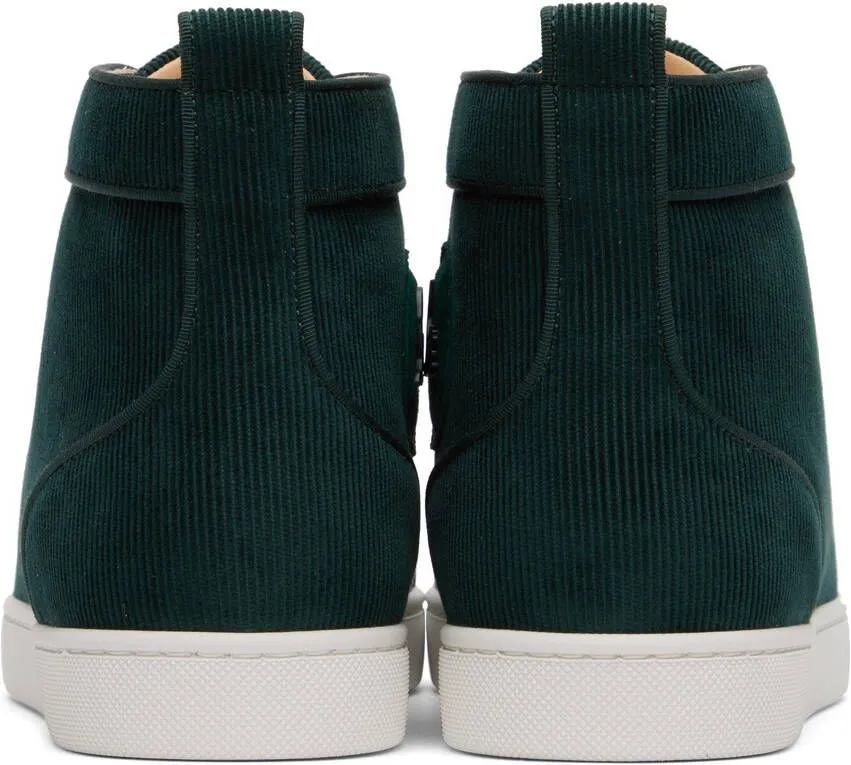 Christian Louboutin Green Louis Sneakers