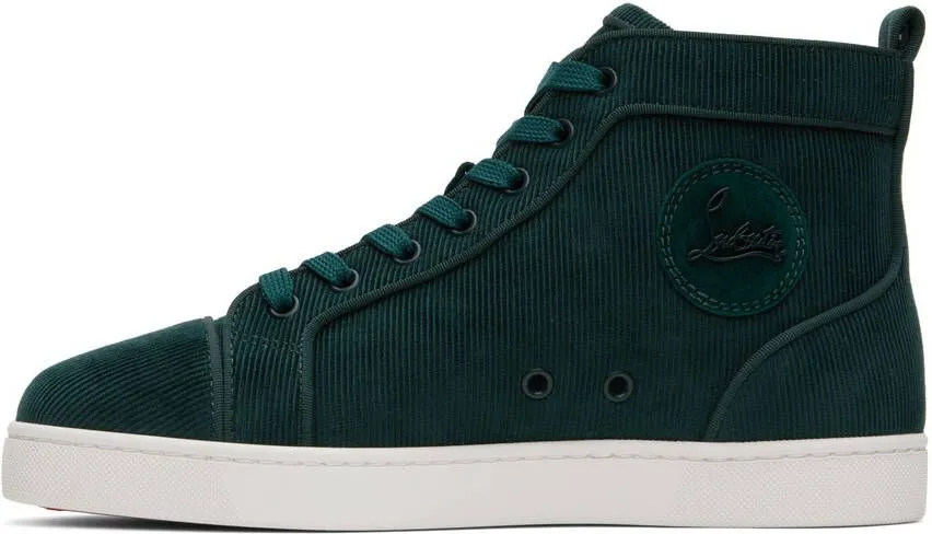 Christian Louboutin Green Louis Sneakers