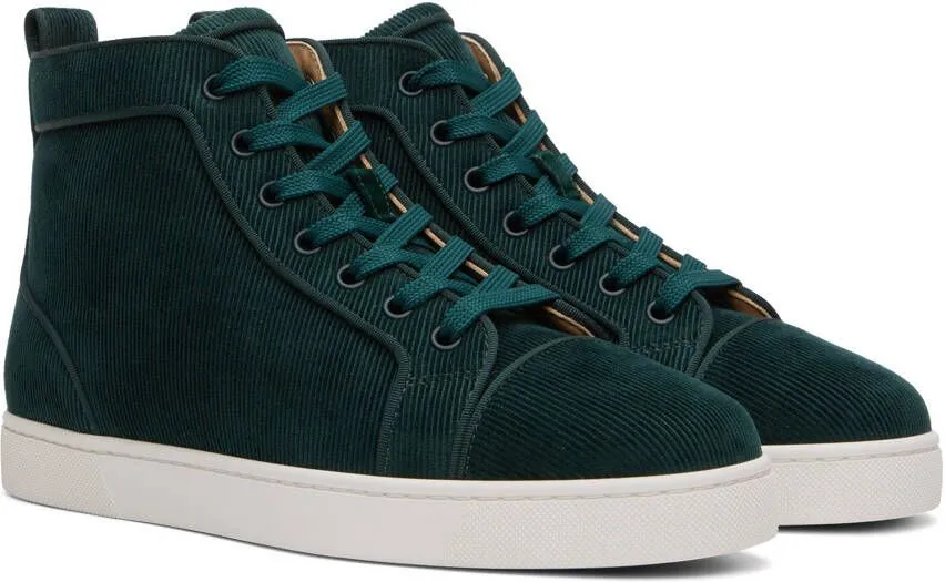 Christian Louboutin Green Louis Sneakers