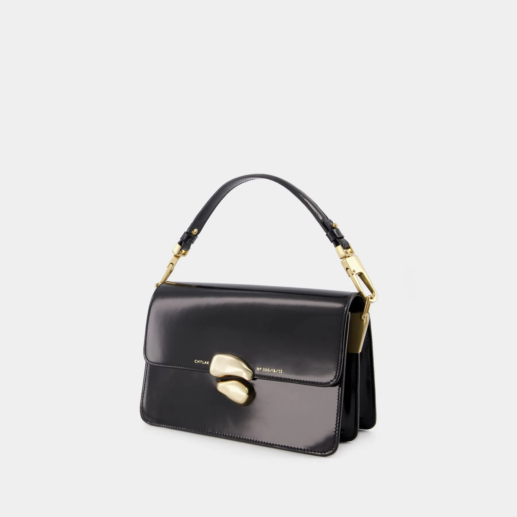 Chylak  Shoulder Bag - Chylak - Leather - Black