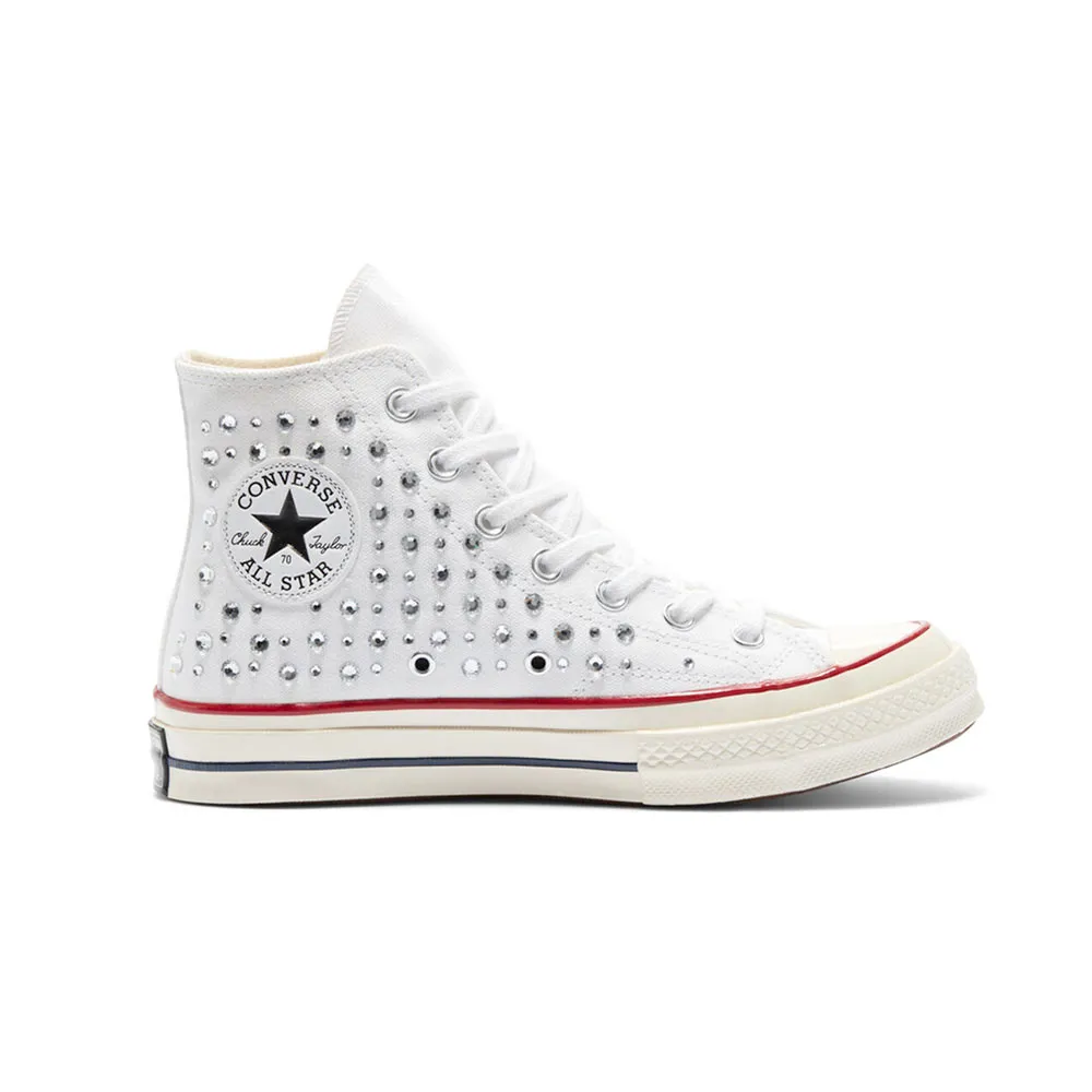 Converse Chuck 70 Canvas Ltd Hi White Full Crystals 171010C