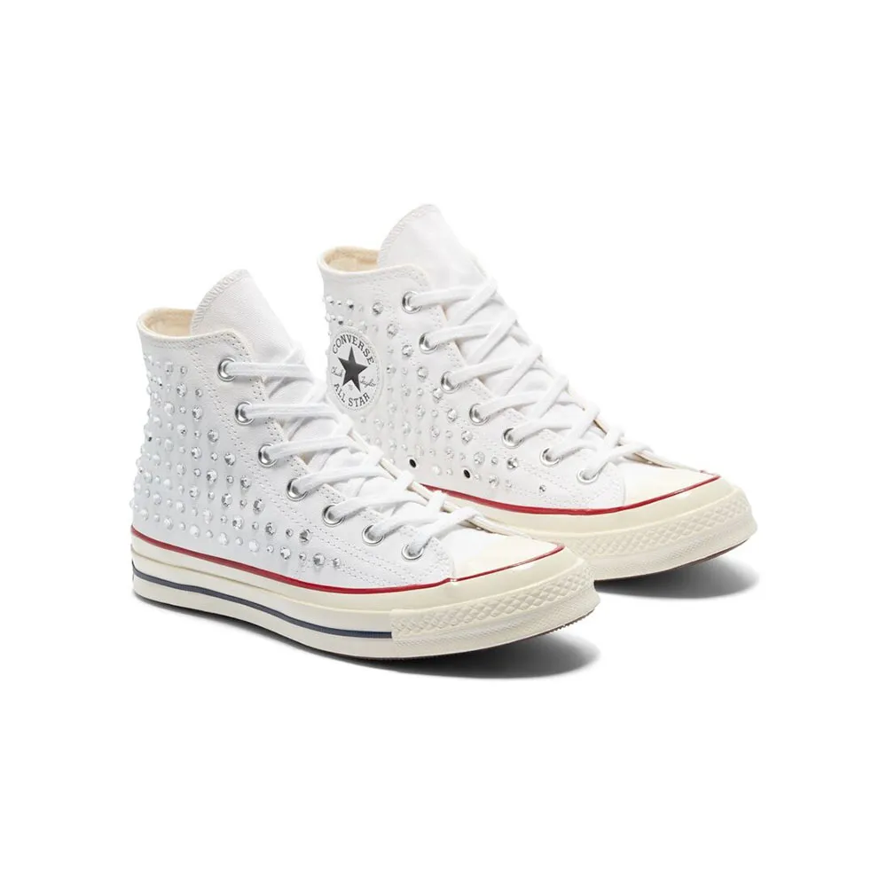 Converse Chuck 70 Canvas Ltd Hi White Full Crystals 171010C