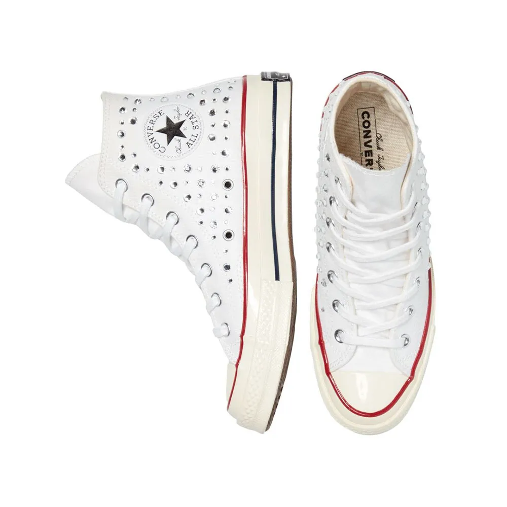 Converse Chuck 70 Canvas Ltd Hi White Full Crystals 171010C