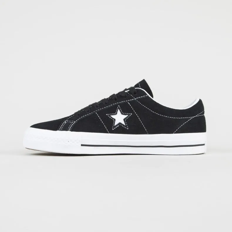 Converse Cons One Star Pro OX (Black/Black/White)