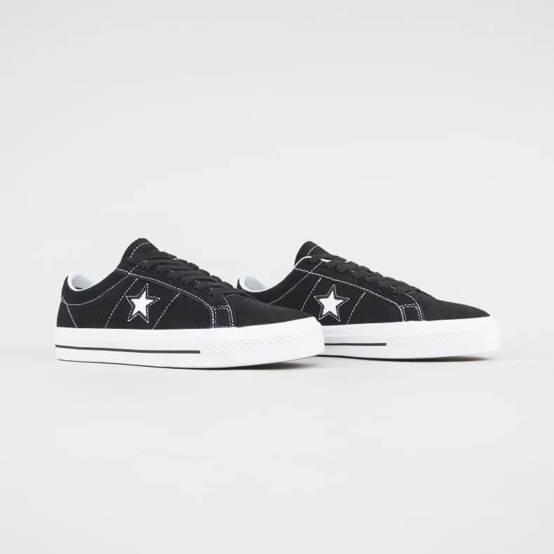 Converse Cons One Star Pro OX (Black/Black/White)