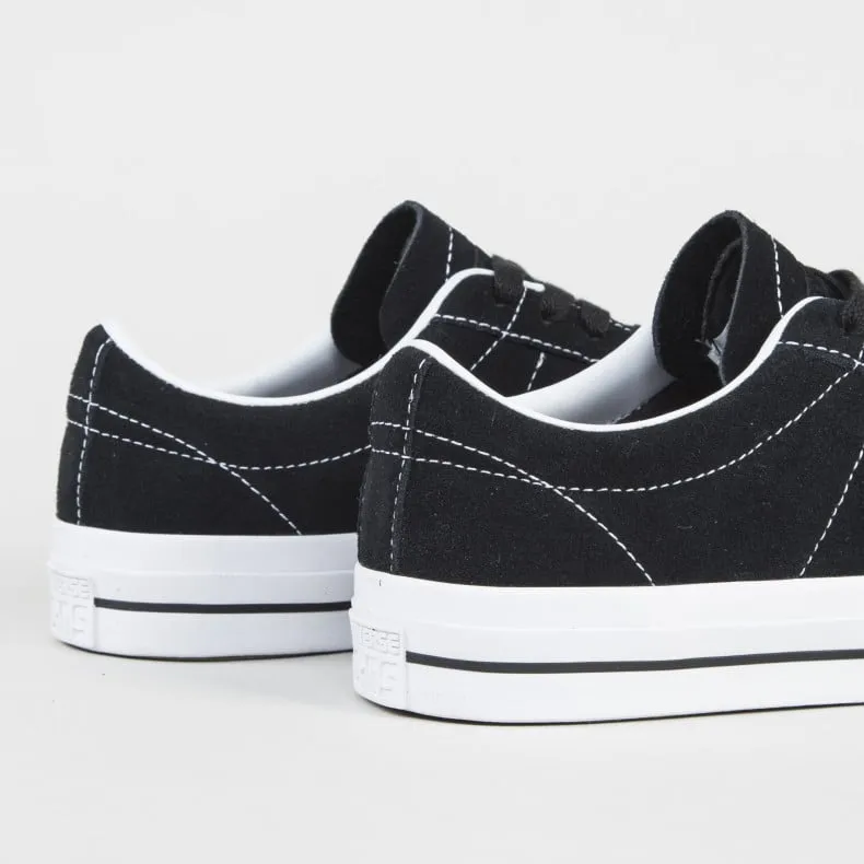 Converse Cons One Star Pro OX (Black/Black/White)