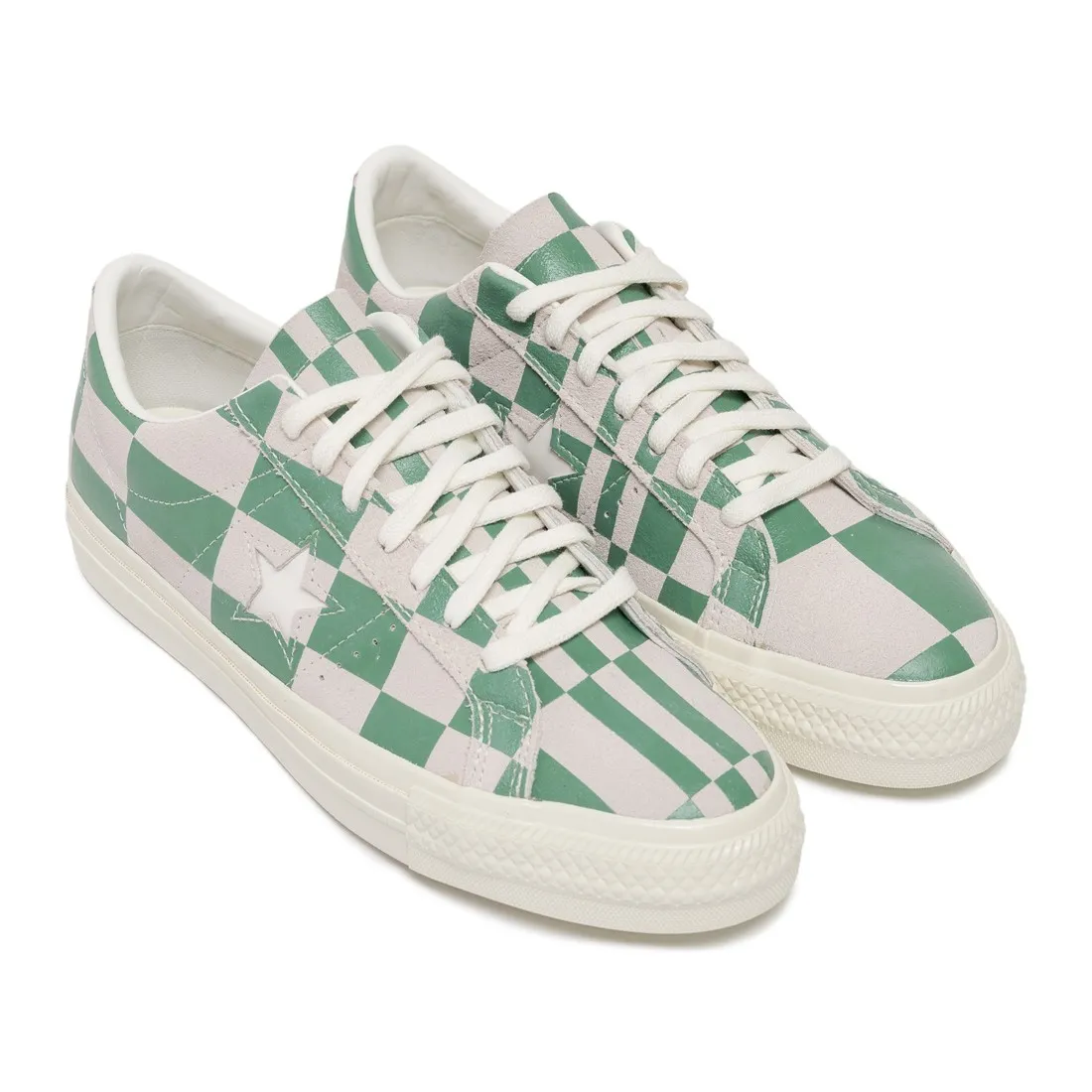 Converse Men One Star Ox (white / medium green / white)