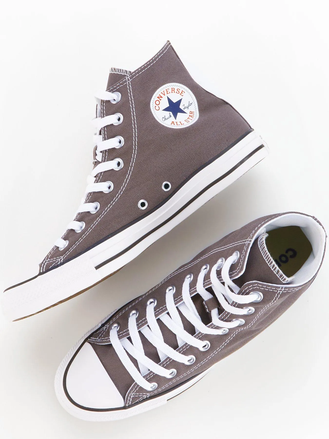 Converse Mens Hi Top Trainers - Dark Grey