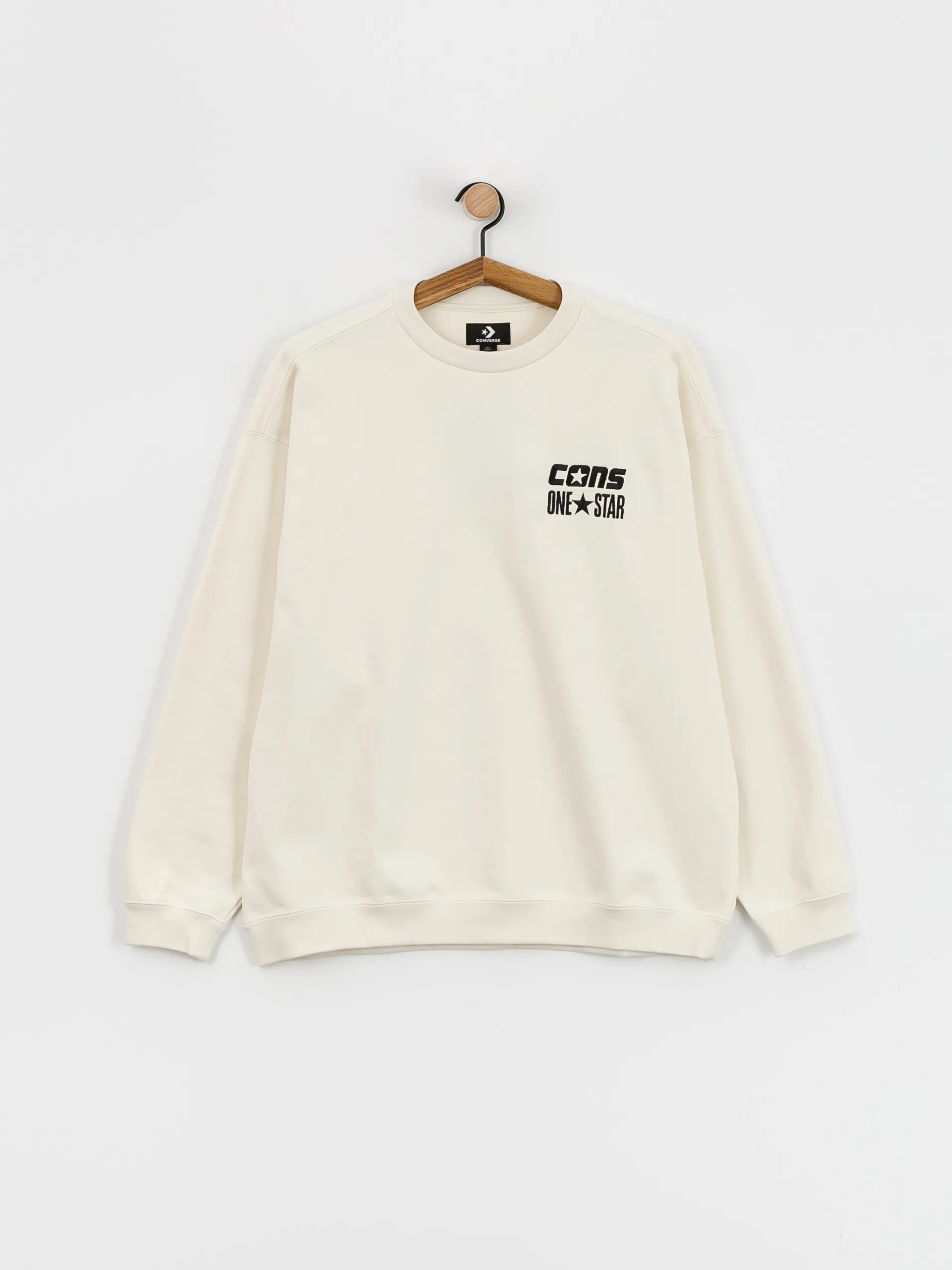 Converse Sweatshirt Cons One Star (khaki/off white)