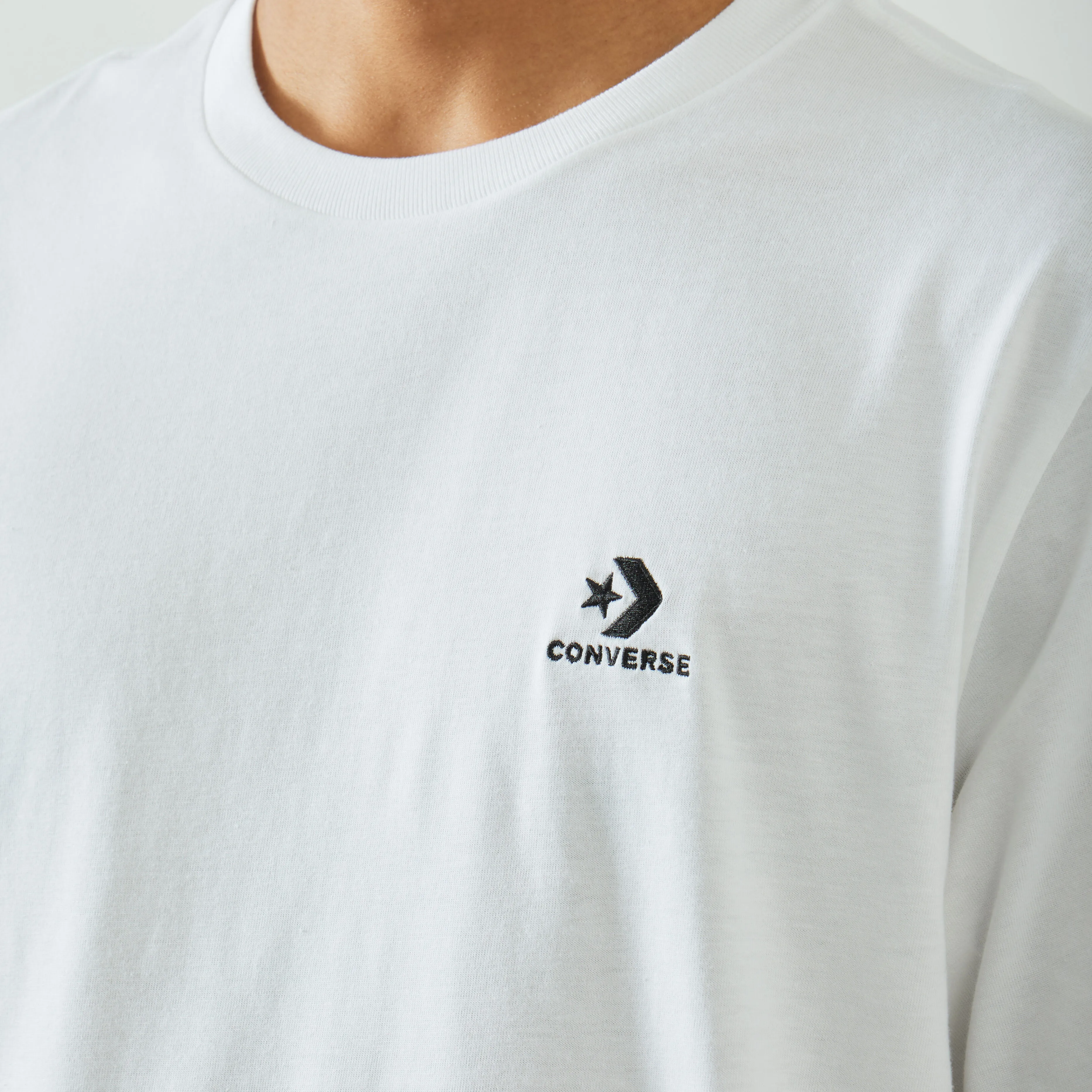 CONVERSE TEE SHIRT STAR CHEVRON EMBROIDERED