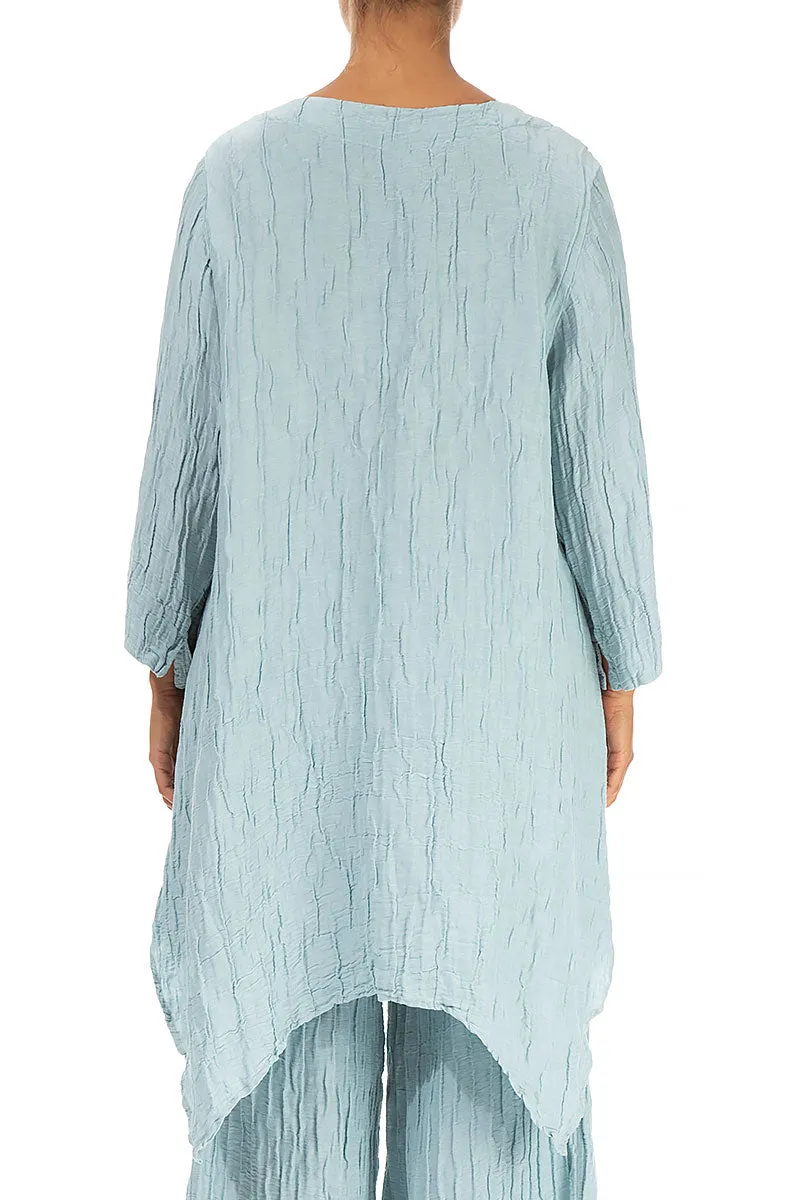 Crinkled Breeze Silk Linen Tunic