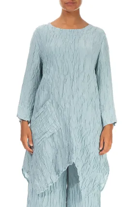 Crinkled Breeze Silk Linen Tunic