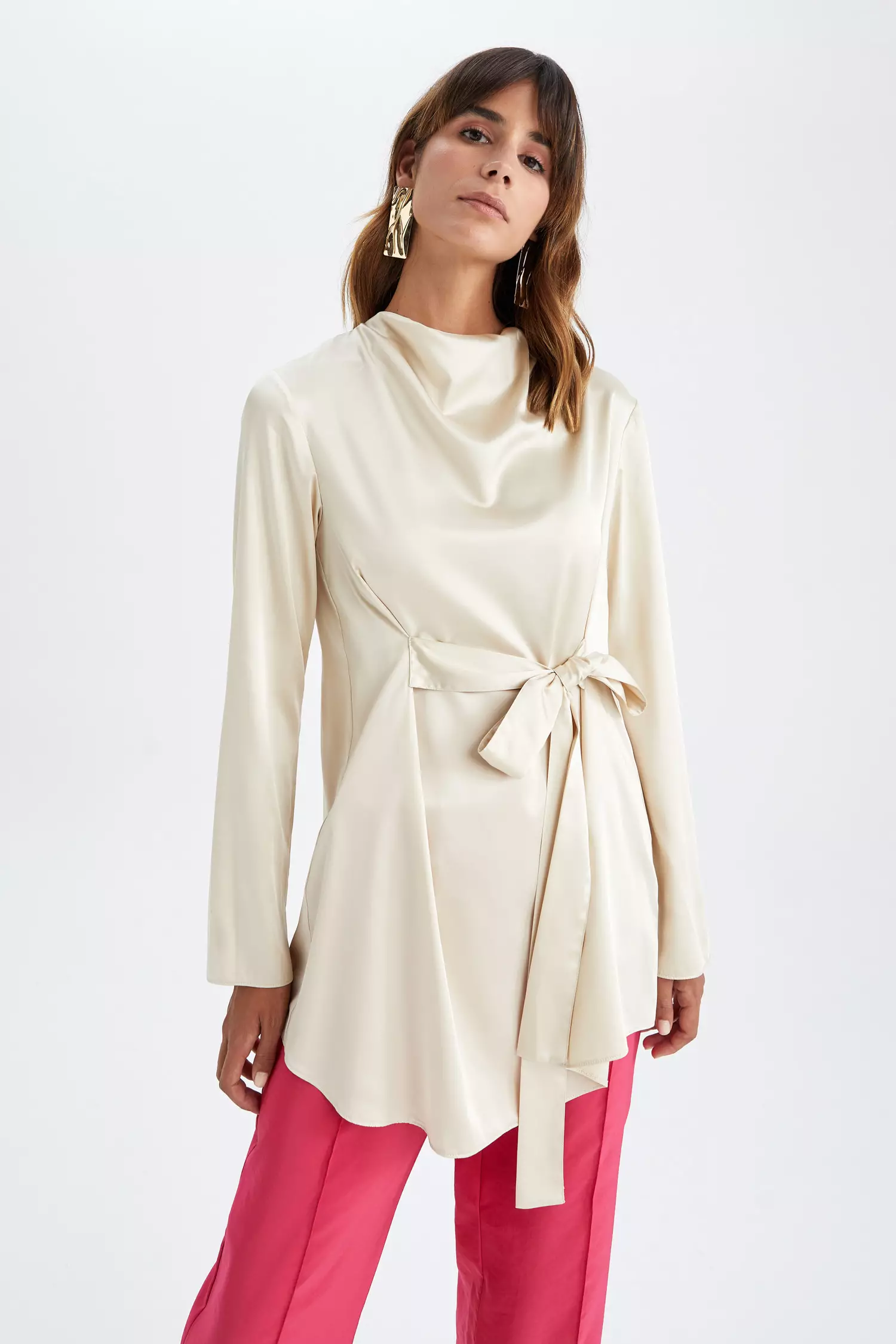 DeFacto Regular Fit Long Sleeve Tunic