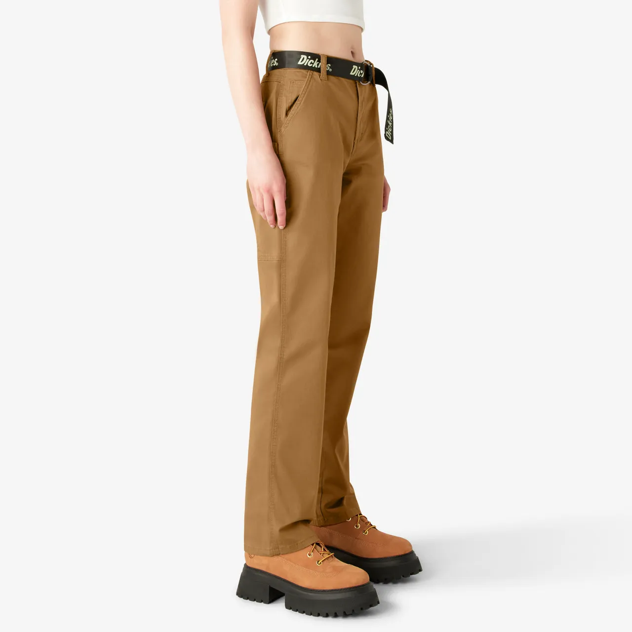 Dickies Workwear Women's Relaxed Fit Cargo Pant - Duck Brown