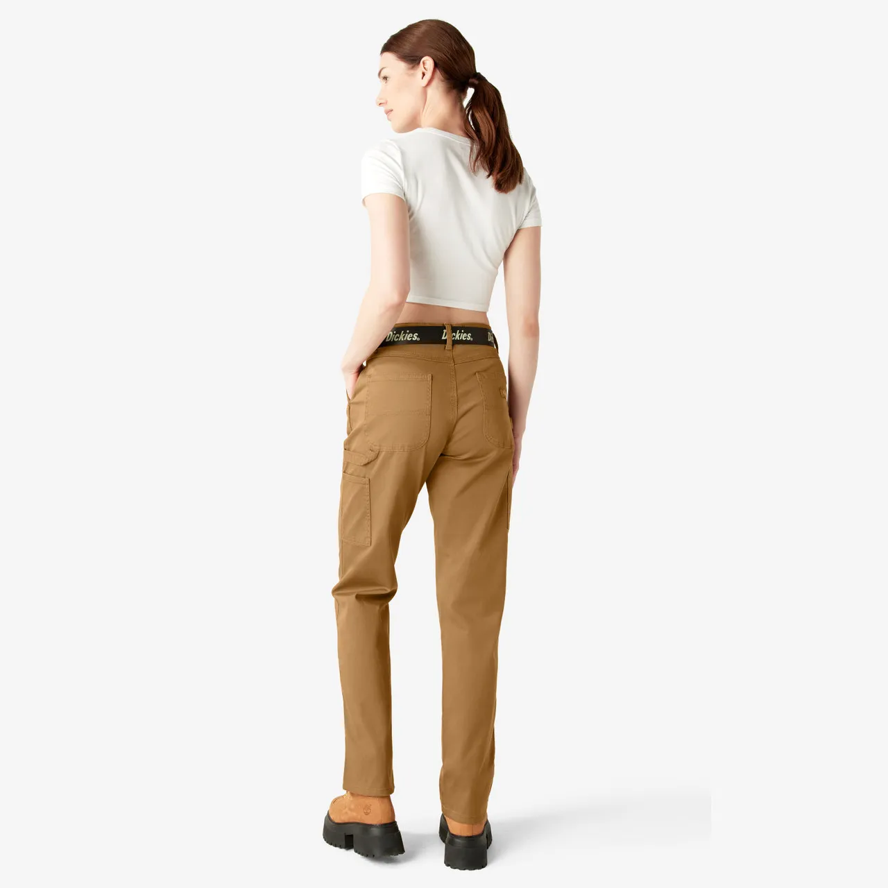 Dickies Workwear Women's Relaxed Fit Cargo Pant - Duck Brown