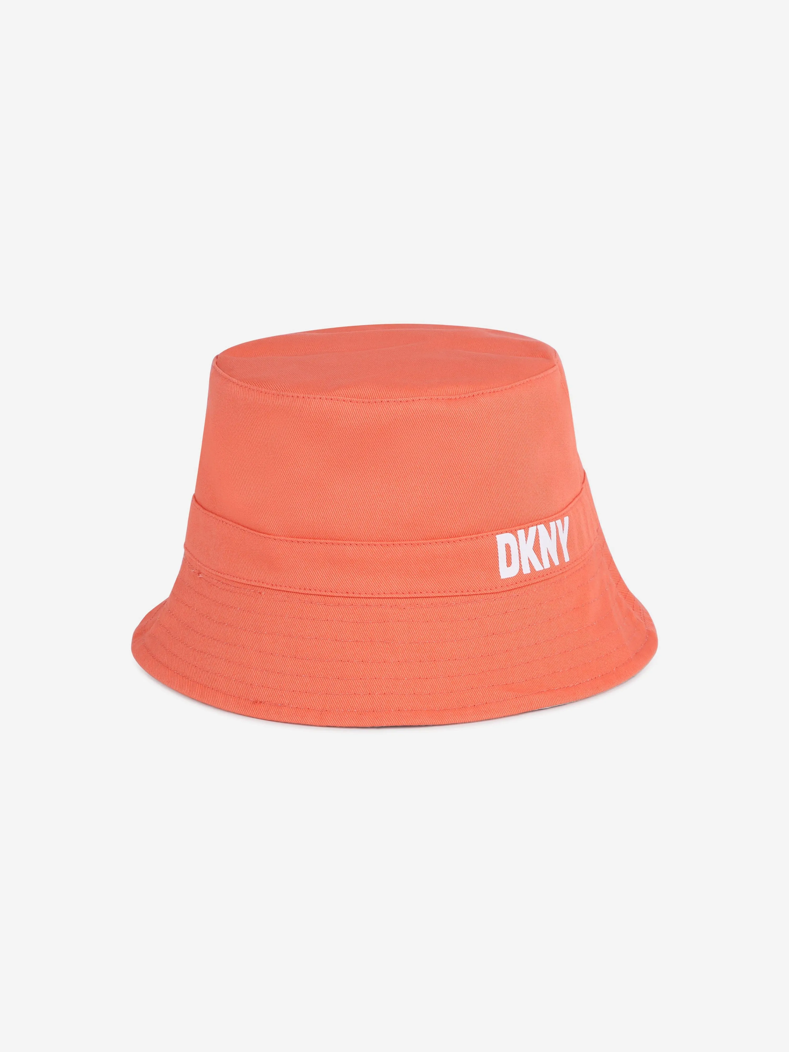 DKNY Kids Reversible Bucket Hat in Beige