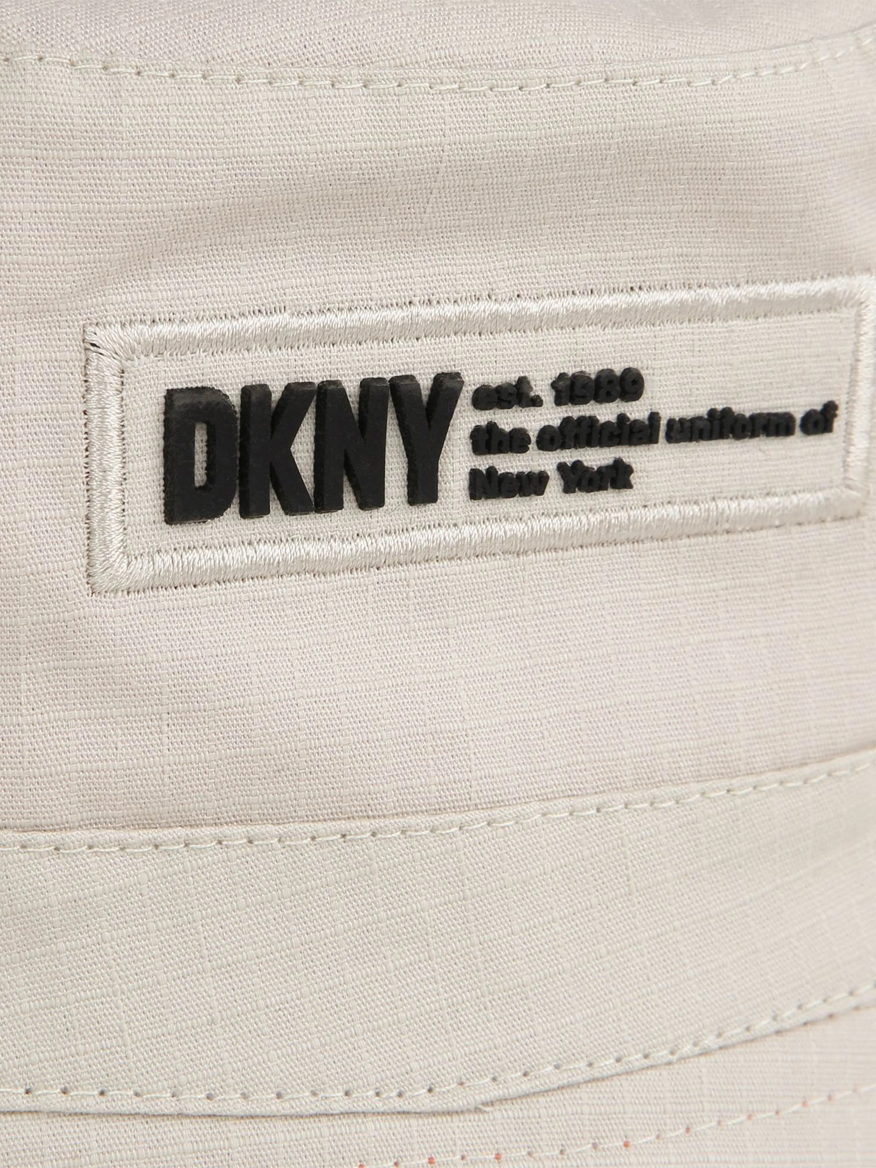 DKNY Kids Reversible Bucket Hat in Beige