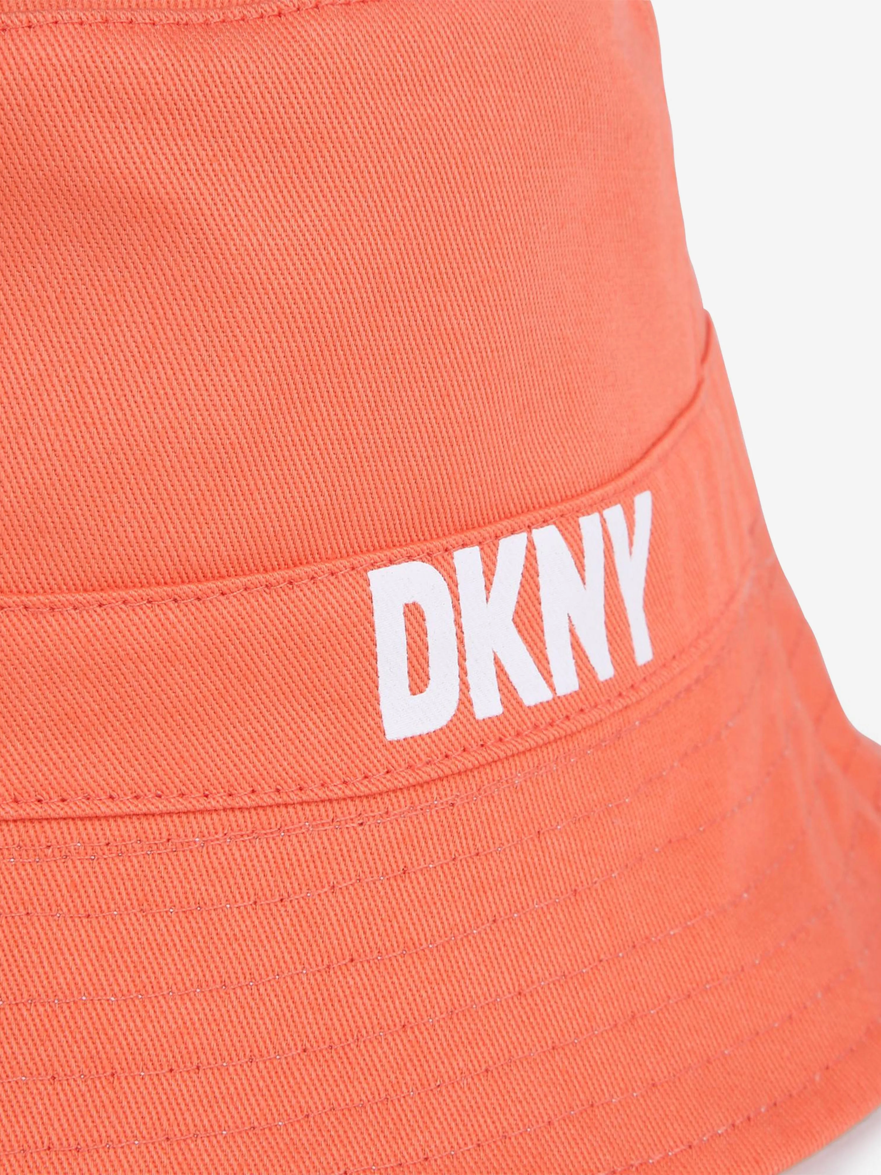 DKNY Kids Reversible Bucket Hat in Beige