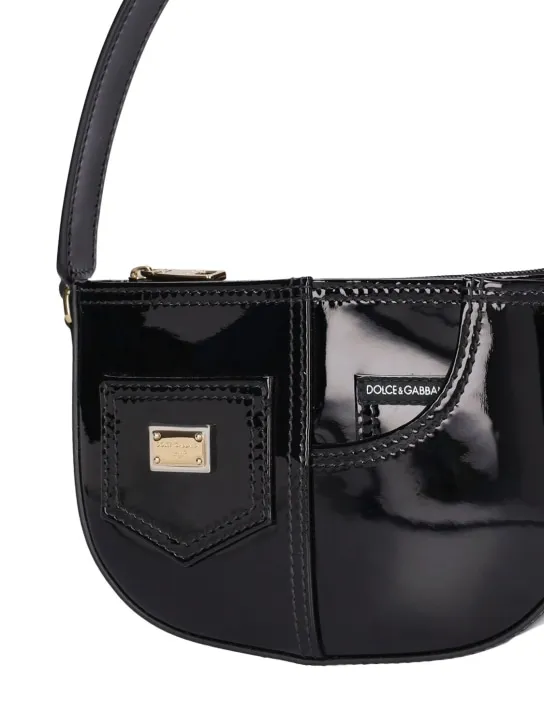 Dolce&Gabbana   Patent leather shoulder bag 