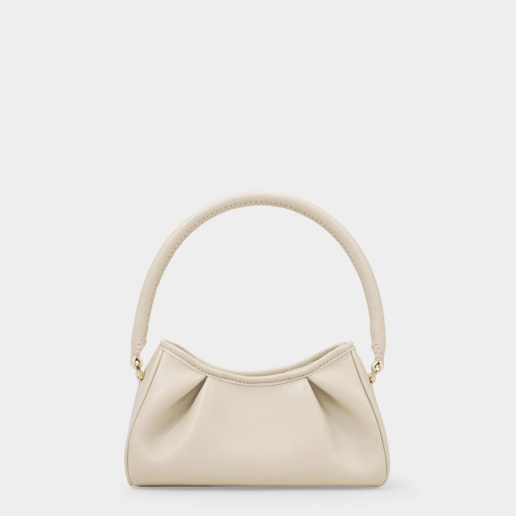 Elleme  Small Dimple Bag in Beige Leather