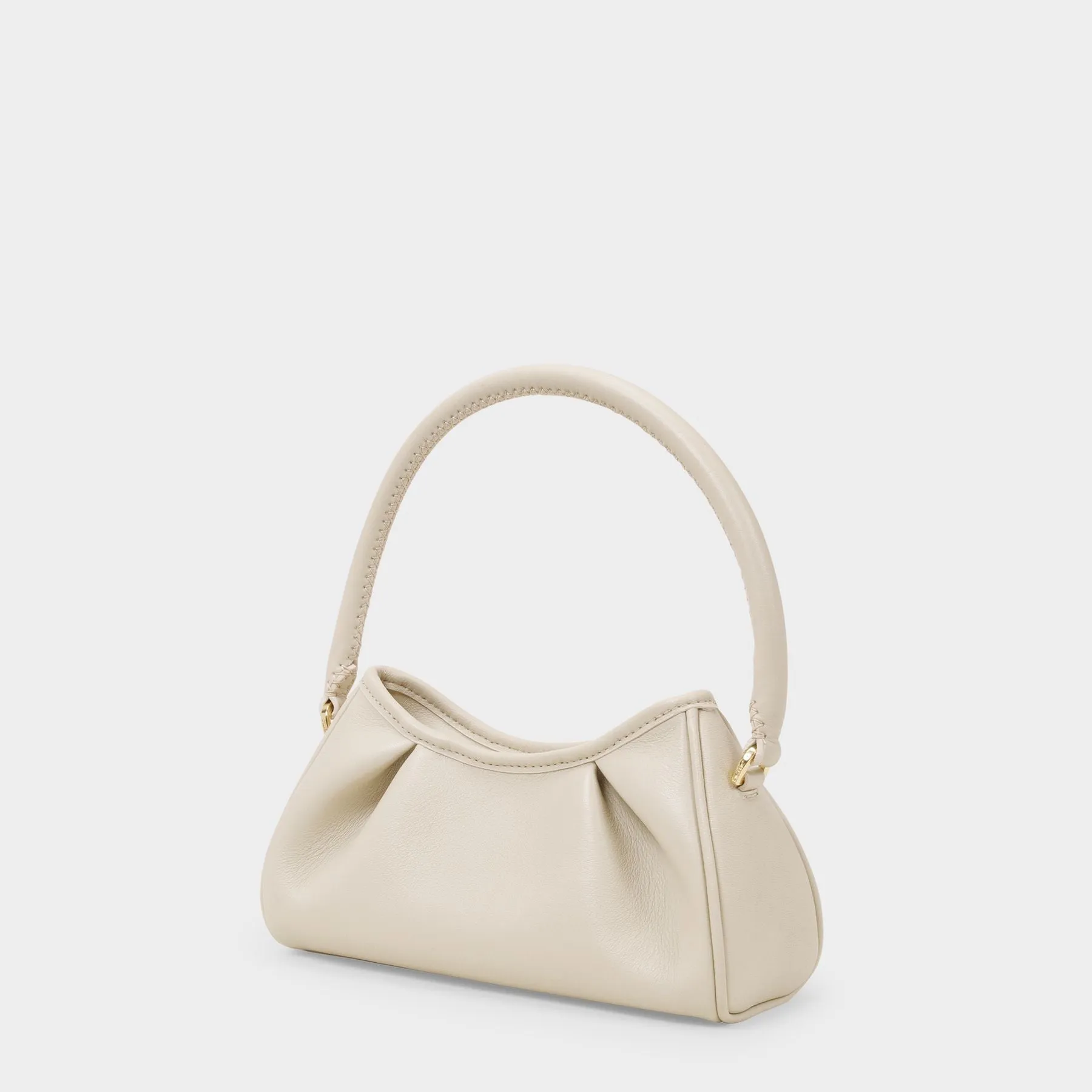 Elleme  Small Dimple Bag in Beige Leather