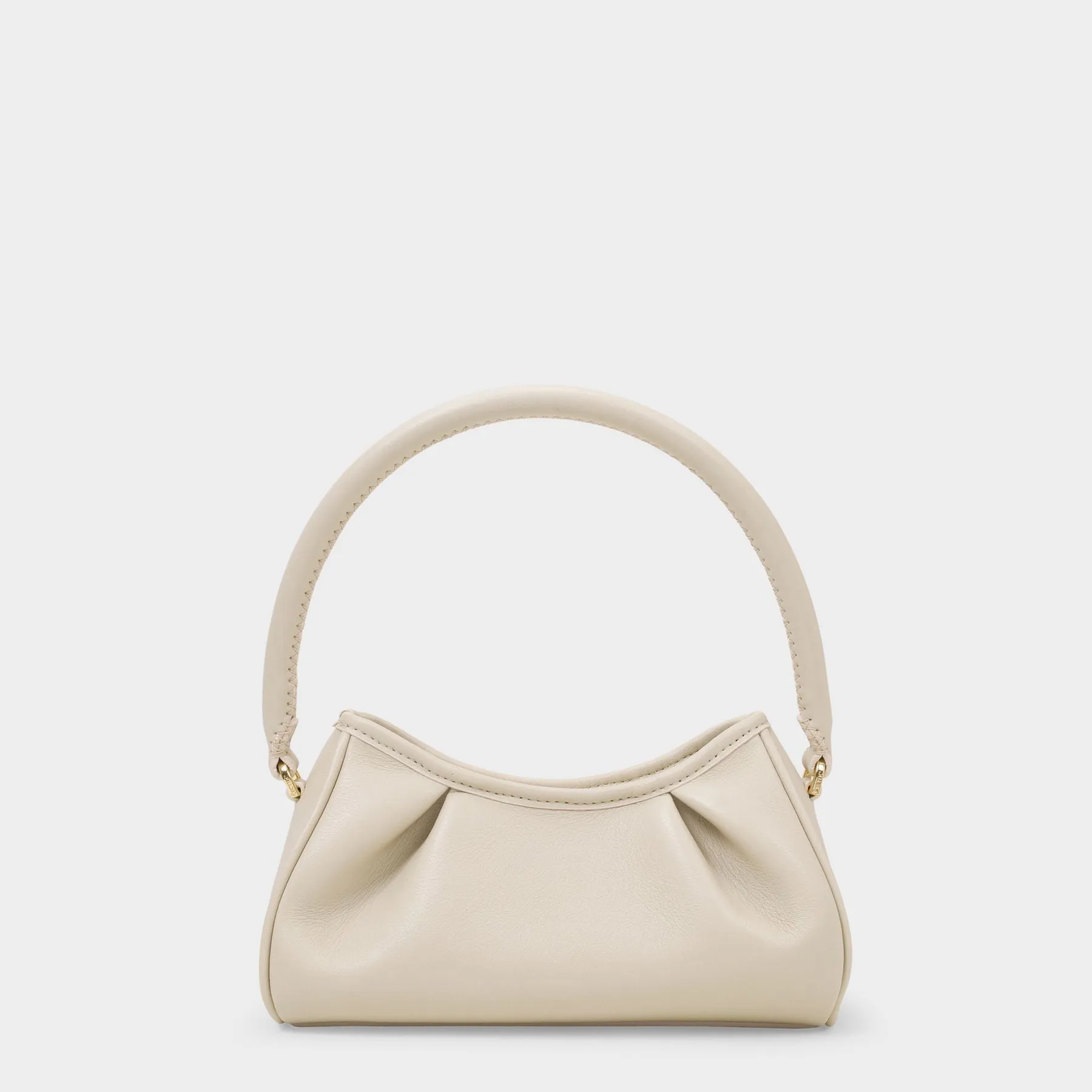 Elleme  Small Dimple Bag in Beige Leather